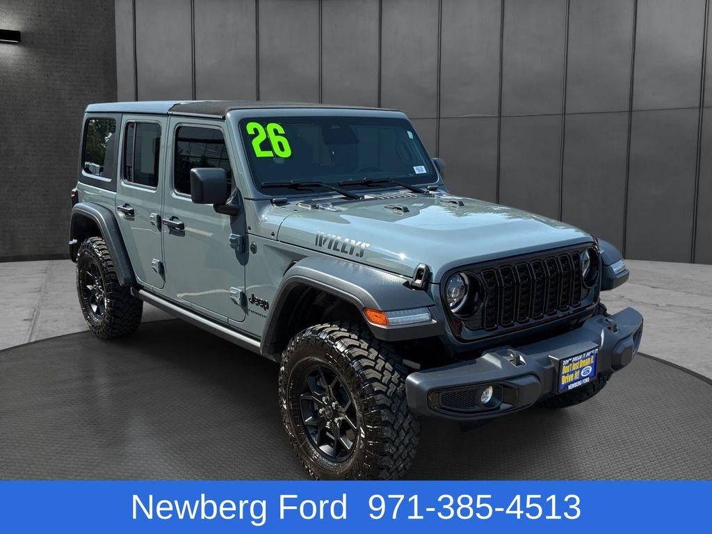 2026 Jeep Wrangler Willys 4 Door 4x4