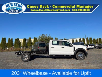 2027 Ford Super Duty F-550 DRW XL 4WD Crew Cab 179" WB 60" CA