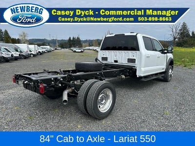 2026 Ford Super Duty F-550 DRW XL 4WD Crew Cab 179" WB 60" CA