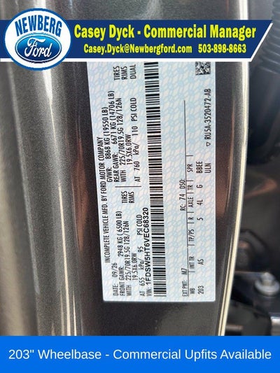 2027 Ford Super Duty F-550 DRW XL 4WD Crew Cab 179" WB 60" CA