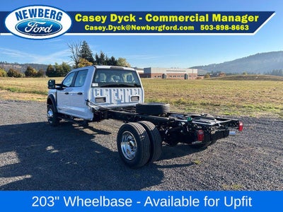 2027 Ford Super Duty F-550 DRW XL 4WD Crew Cab 179" WB 60" CA