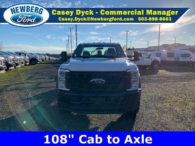 2024 Ford Super Duty F-550 DRW XL 4WD Reg Cab 193" WB 108" CA