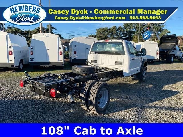2024 Ford Super Duty F-550 DRW XL 4WD Reg Cab 193" WB 108" CA