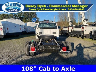 2024 Ford Super Duty F-550 DRW XL 4WD Reg Cab 193" WB 108" CA