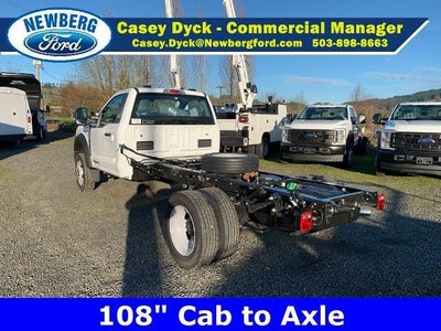 2024 Ford Super Duty F-550 DRW XL 4WD Reg Cab 193" WB 108" CA