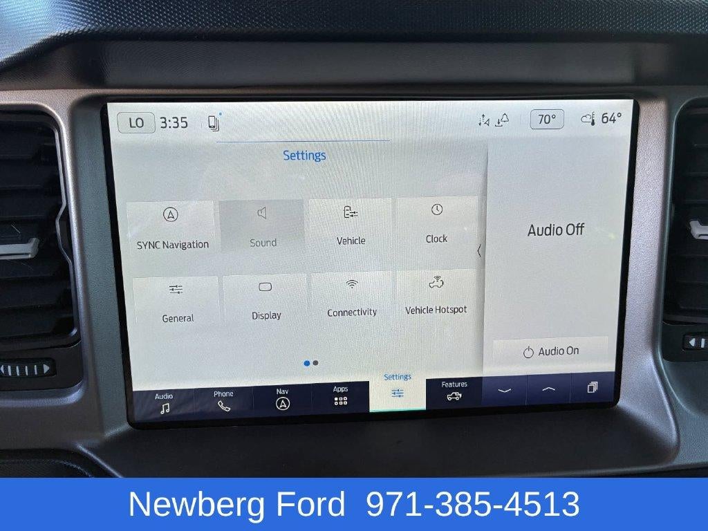 2022 Ford Bronco Outer Banks 4 Door Advanced 4x4