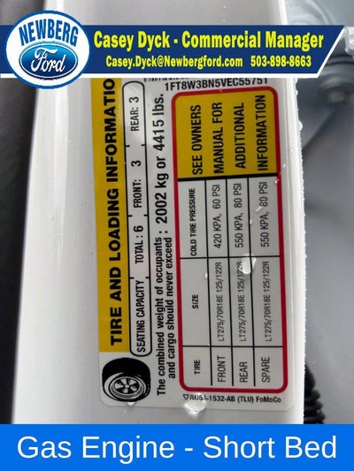 2027 Ford Super Duty F-350 SRW XL 4WD Crew Cab 6.75' Box
