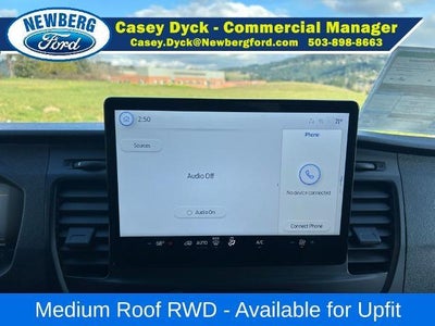 2026 Ford Transit Cargo Van T-250 148" Med Rf 9150 GVWR RWD