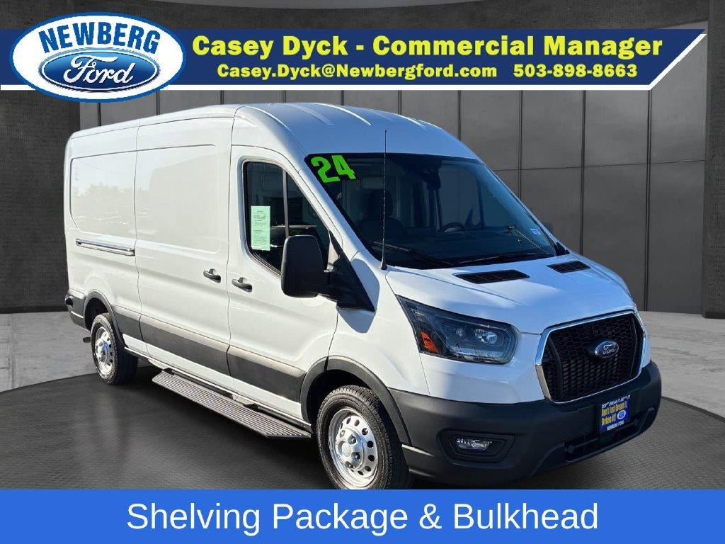 2024 Ford Transit Cargo Van T-250 148" Med Rf 9070 GVWR AWD