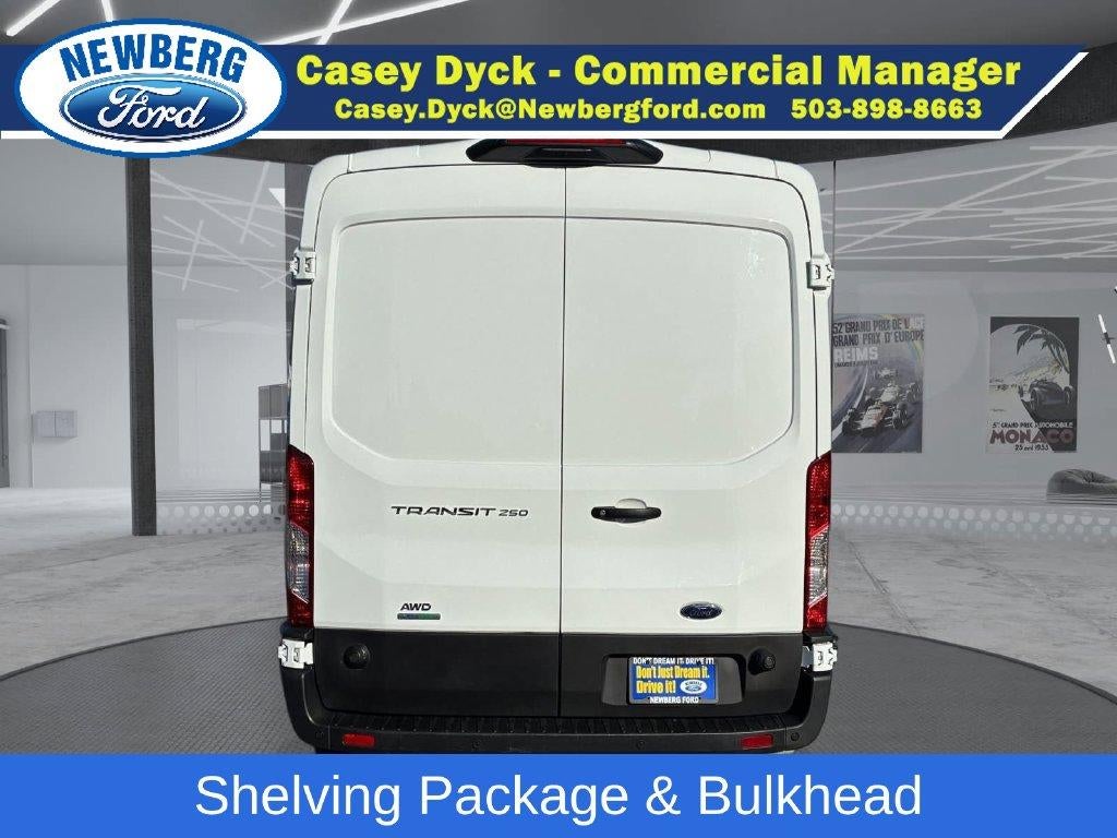 2024 Ford Transit Cargo Van T-250 148" Med Rf 9070 GVWR AWD