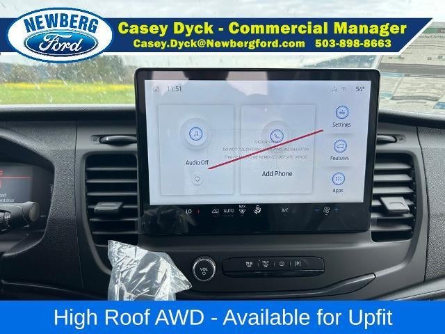 2026 Ford Transit Cargo Van T-250 148" Hi Rf 9150 GVWR AWD