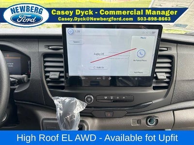 2026 Ford Transit Cargo Van T-250 148" EL Hi Rf 9150 GVWR AWD