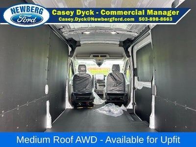 2026 Ford Transit Cargo Van T-350 148" Med Rf 9500 GVWR AWD