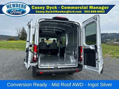 2026 Ford Transit Cargo Van T-350 148" Med Rf 9500 GVWR AWD