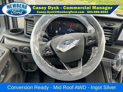 2026 Ford Transit Cargo Van T-350 148" Med Rf 9500 GVWR AWD