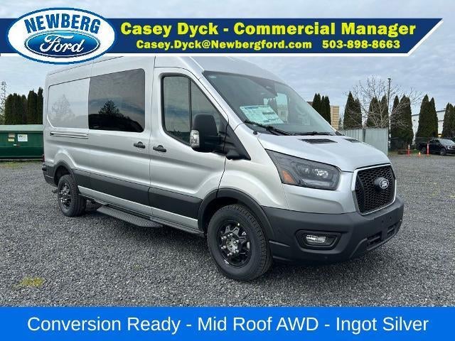 2026 Ford Transit Cargo Van T-350 148" Med Rf 9500 GVWR AWD