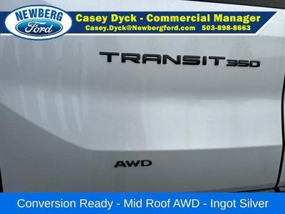 2026 Ford Transit Cargo Van T-350 148" Med Rf 9500 GVWR AWD