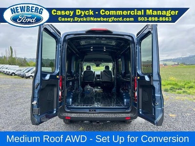 2026 Ford Transit Cargo Van T-350 148" Med Rf 9500 GVWR AWD