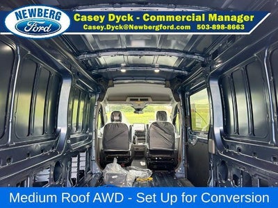 2026 Ford Transit Cargo Van T-350 148" Med Rf 9500 GVWR AWD