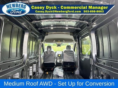 2026 Ford Transit Cargo Van T-350 148" Med Rf 9500 GVWR AWD