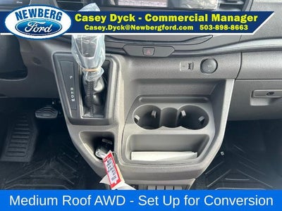 2026 Ford Transit Cargo Van T-350 148" Med Rf 9500 GVWR AWD
