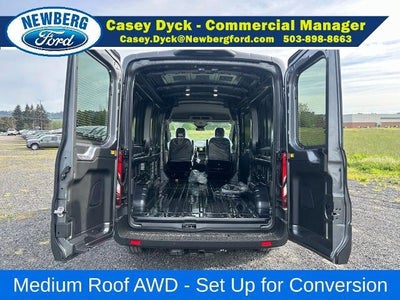 2026 Ford Transit Cargo Van T-350 148" Med Rf 9500 GVWR AWD
