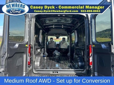 2026 Ford Transit Cargo Van T-350 148" Med Rf 9500 GVWR AWD