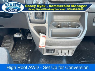 2026 Ford Transit Cargo Van T-350 148" Hi Rf 9500 GVWR AWD