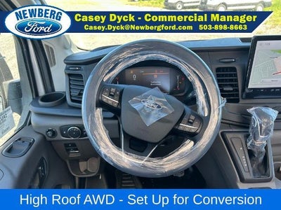 2026 Ford Transit Cargo Van T-350 148" Hi Rf 9500 GVWR AWD
