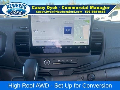 2026 Ford Transit Cargo Van T-350 148" Hi Rf 9500 GVWR AWD