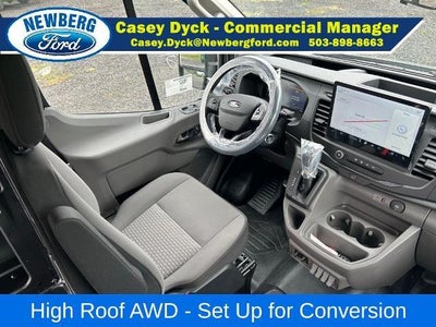 2026 Ford Transit Cargo Van T-350 148" Hi Rf 9500 GVWR AWD