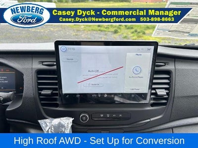 2026 Ford Transit Cargo Van T-350 148" Hi Rf 9500 GVWR AWD