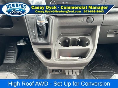 2026 Ford Transit Cargo Van T-350 148" Hi Rf 9500 GVWR AWD