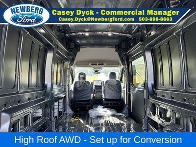 2026 Ford Transit Cargo Van T-350 148" Hi Rf 9500 GVWR AWD