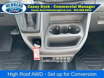2026 Ford Transit Cargo Van T-350 148" Hi Rf 9500 GVWR AWD