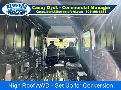 2026 Ford Transit Cargo Van T-350 148" Hi Rf 9500 GVWR AWD