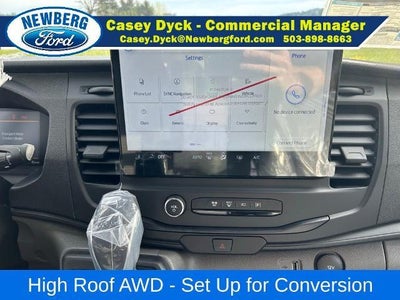 2026 Ford Transit Cargo Van T-350 148" Hi Rf 9500 GVWR AWD