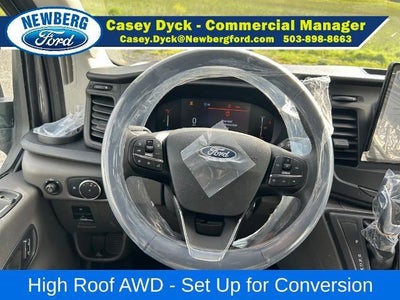 2026 Ford Transit Cargo Van T-350 148" Hi Rf 9500 GVWR AWD