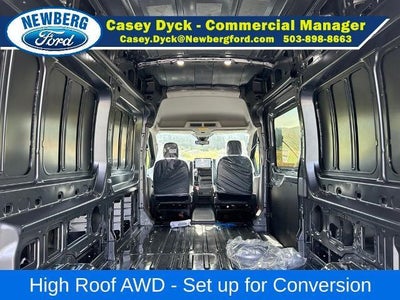 2026 Ford Transit Cargo Van T-350 148" Hi Rf 9500 GVWR AWD