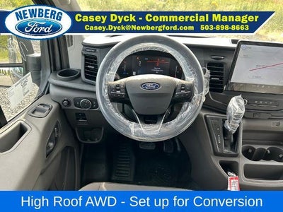 2026 Ford Transit Cargo Van T-350 148" Hi Rf 9500 GVWR AWD