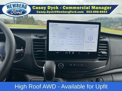 2026 Ford Transit Cargo Van T-350 148" Hi Rf 9500 GVWR AWD