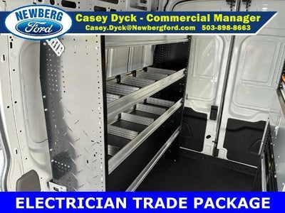 2025 Ford Transit Cargo Van T-350 148" Hi Rf 9500 GVWR AWD