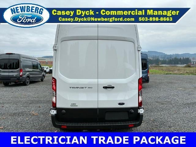 2025 Ford Transit Cargo Van T-350 148" Hi Rf 9500 GVWR AWD