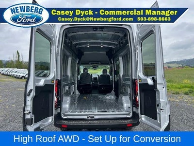 2026 Ford Transit Cargo Van T-350 148" Hi Rf 9500 GVWR AWD