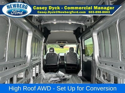 2026 Ford Transit Cargo Van T-350 148" Hi Rf 9500 GVWR AWD