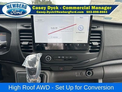 2026 Ford Transit Cargo Van T-350 148" Hi Rf 9500 GVWR AWD