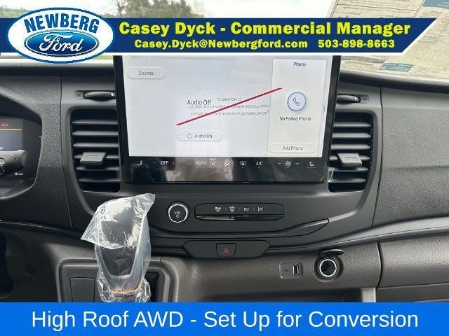2026 Ford Transit Cargo Van T-350 148" Hi Rf 9500 GVWR AWD