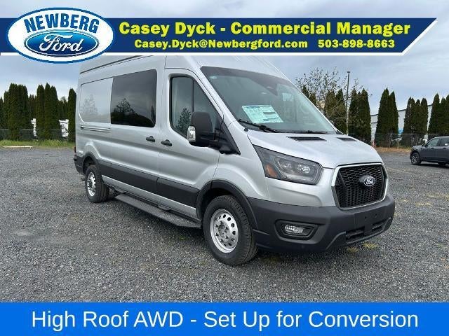 2026 Ford Transit Cargo Van T-350 148" Hi Rf 9500 GVWR AWD