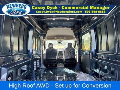 2026 Ford Transit Cargo Van T-350 148" Hi Rf 9500 GVWR AWD