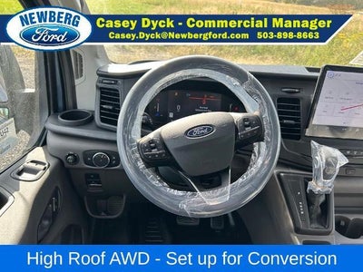 2026 Ford Transit Cargo Van T-350 148" Hi Rf 9500 GVWR AWD